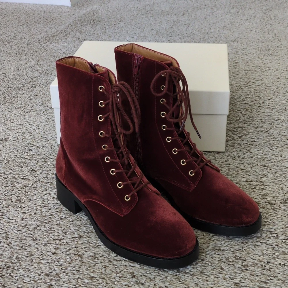 NWT Sezane Low Daniel Boots - Picture 2 of 4